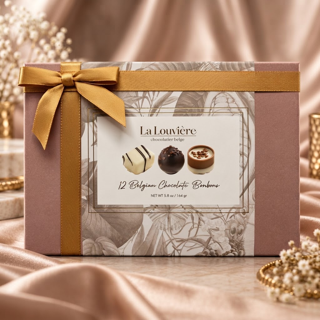 Assorted Bonbons Gift Box of 12 pcs