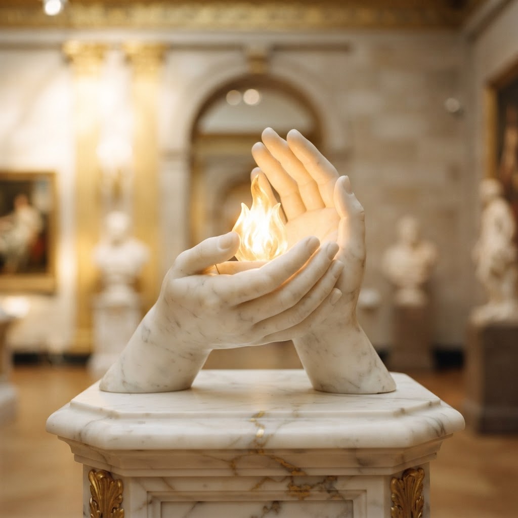 Hands carefully building and restoring, symbolizing care and community restoration