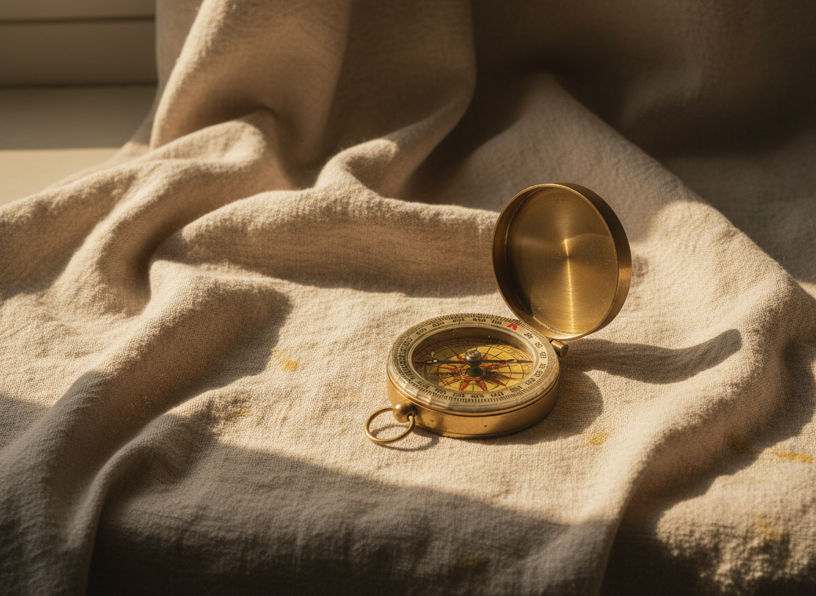 Reflective still life representing inner contemplation