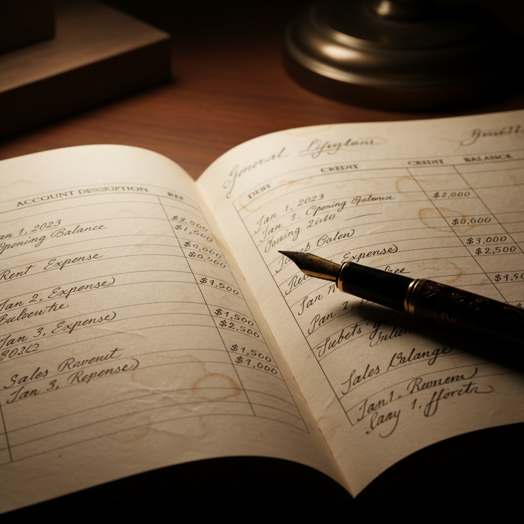 Executive financial review workspace with documents and analysis tools