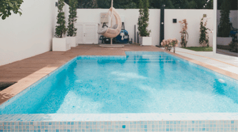 Fiberglass pool project in DAMAC Hills 2 Dubai by Bluescape