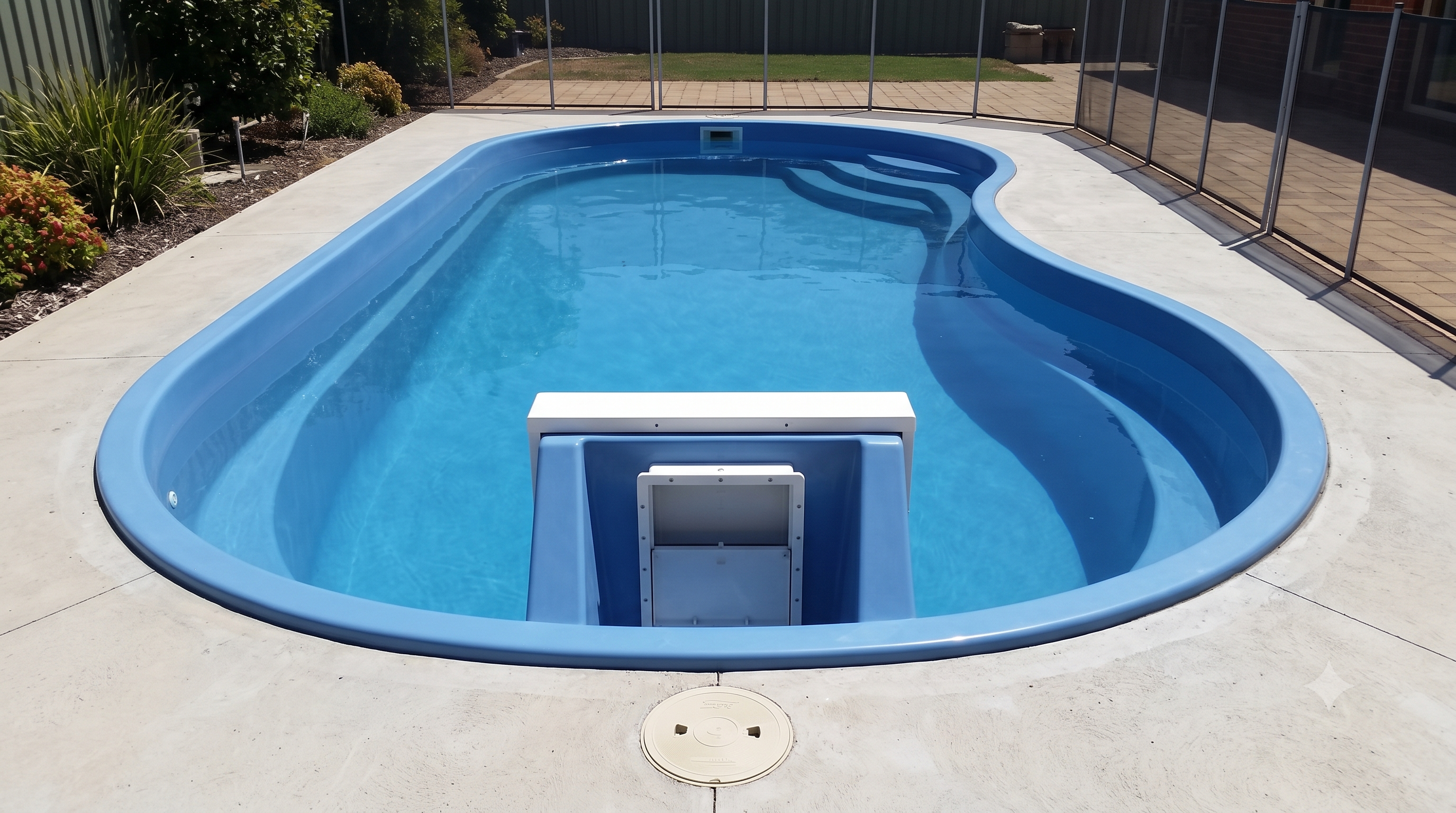 Skimmer swimming pool in Dubai villa