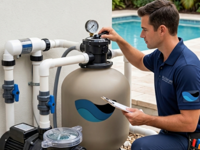 Swimming pool pump and filtration equipment check in Dubai