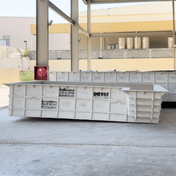 Bluescape fiberglass pool shell manufactured locally in Ras Al Khaimah
