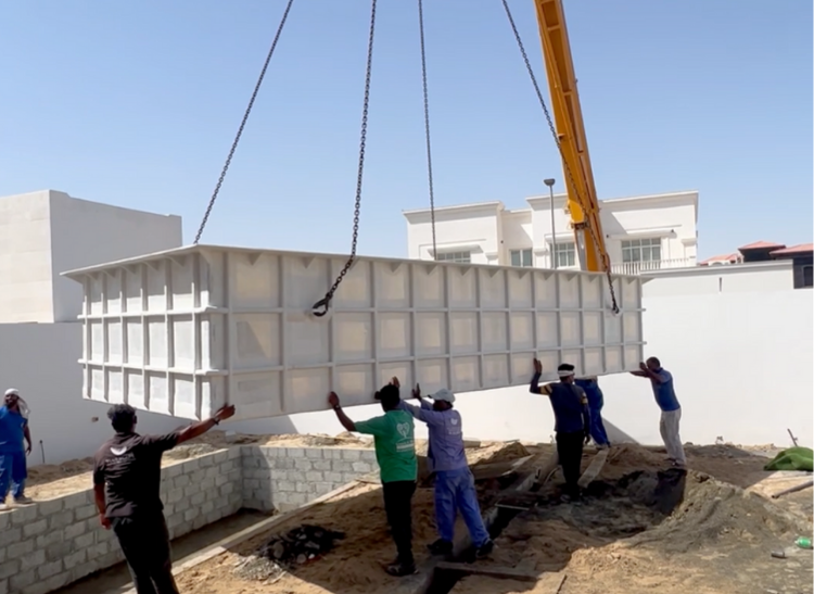 Fiberglass pool installation process