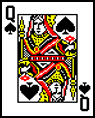 Q of spades