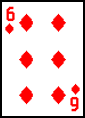 6 of diamonds