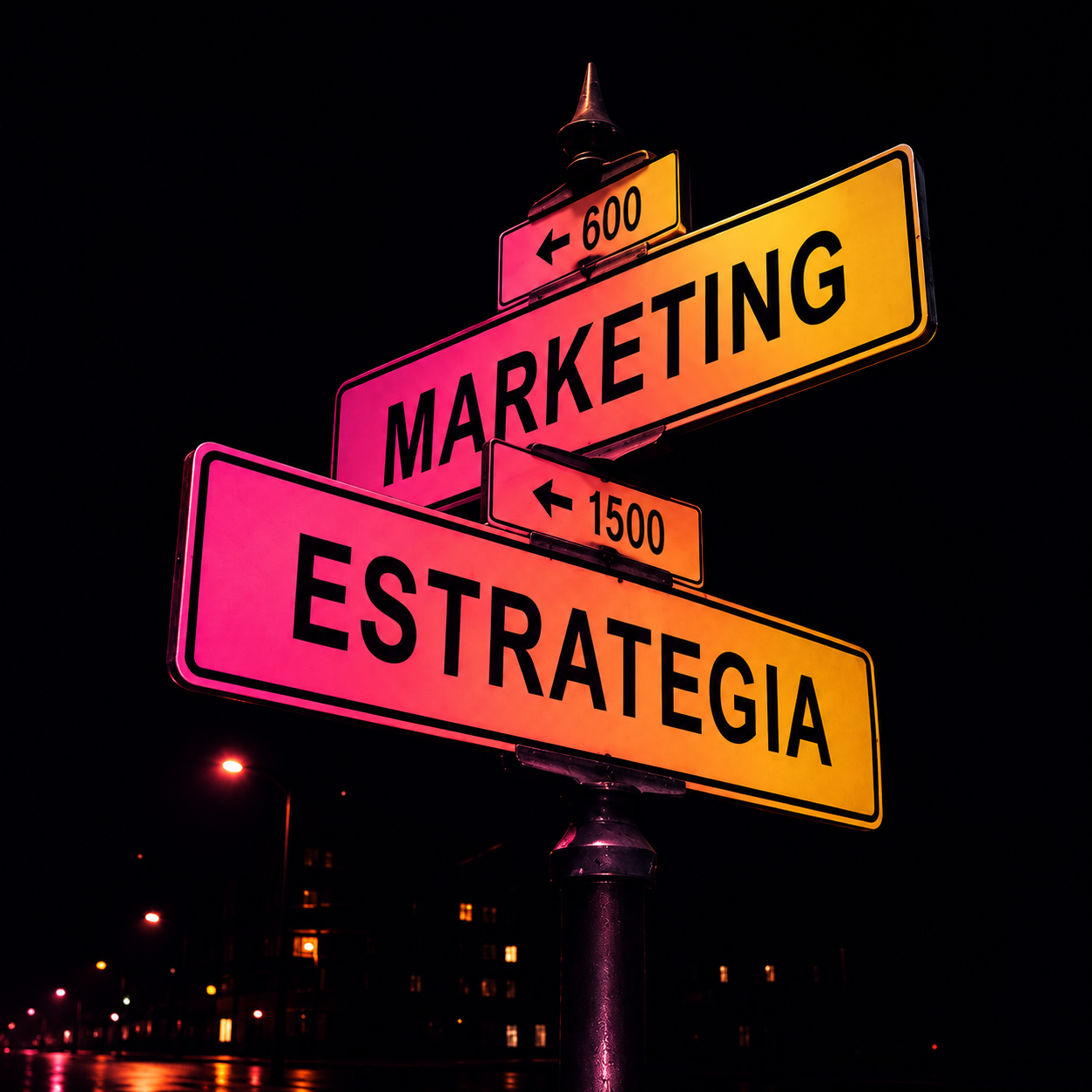 Placa de Marketing e Estratégia
