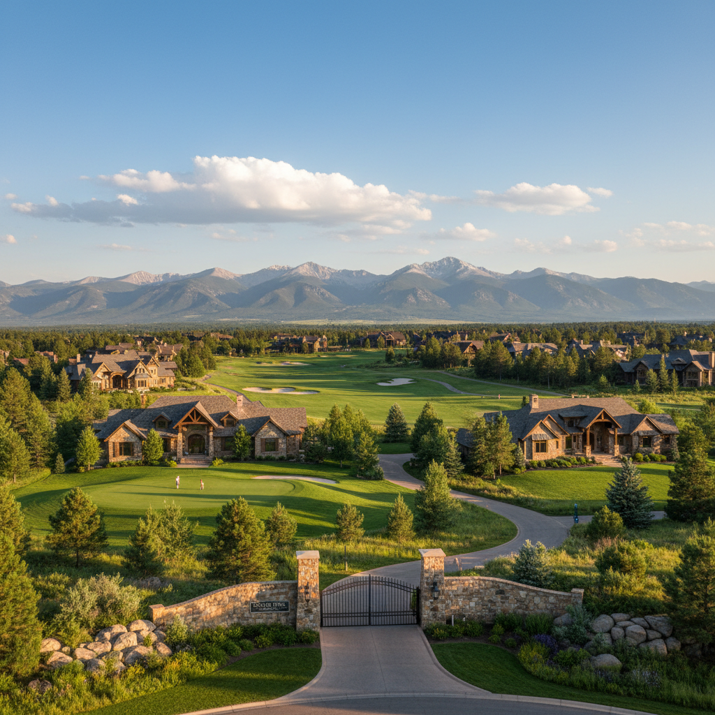 Castle Pines Colorado neighborhood