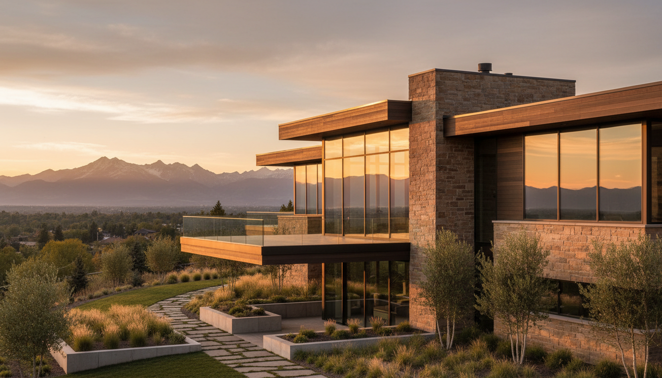 Modern Denver home exterior