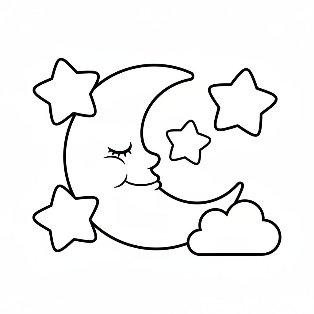 Sleepy Moon