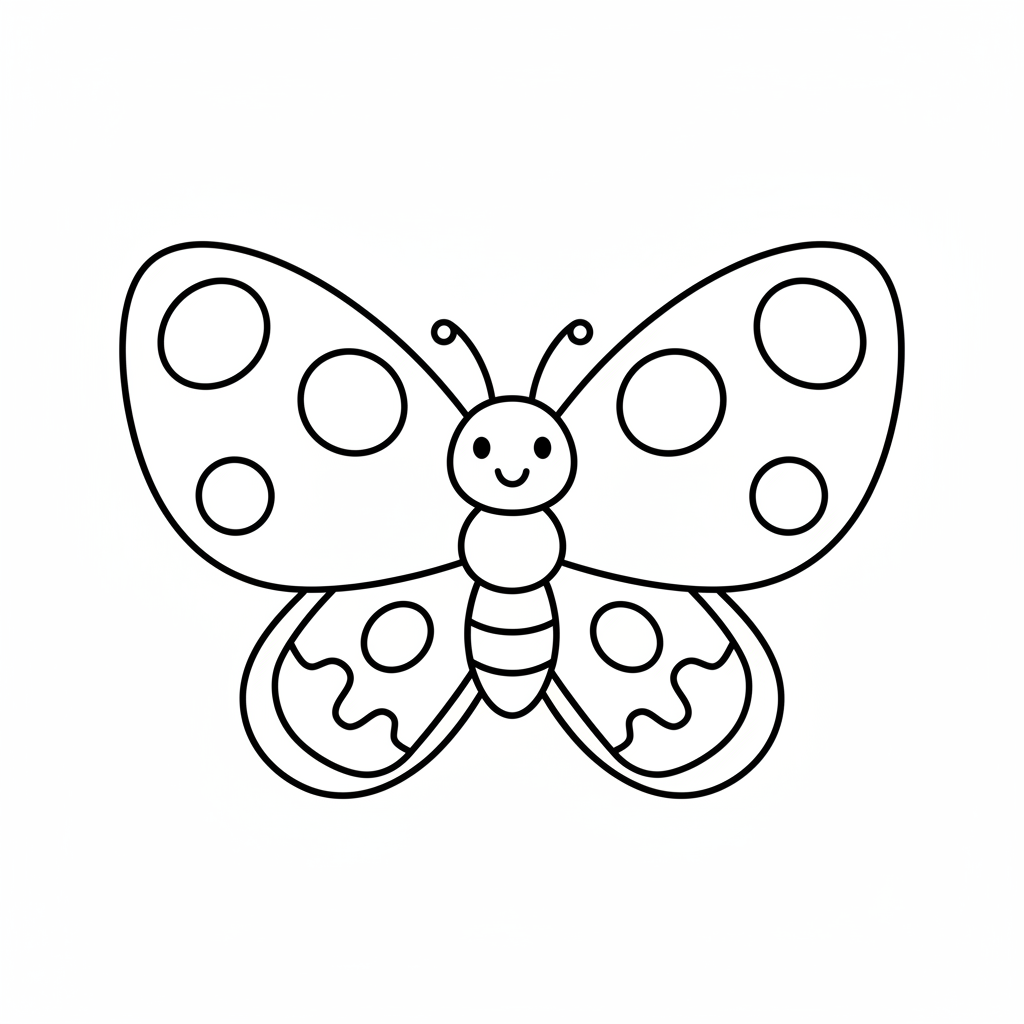Butterfly & Flowers