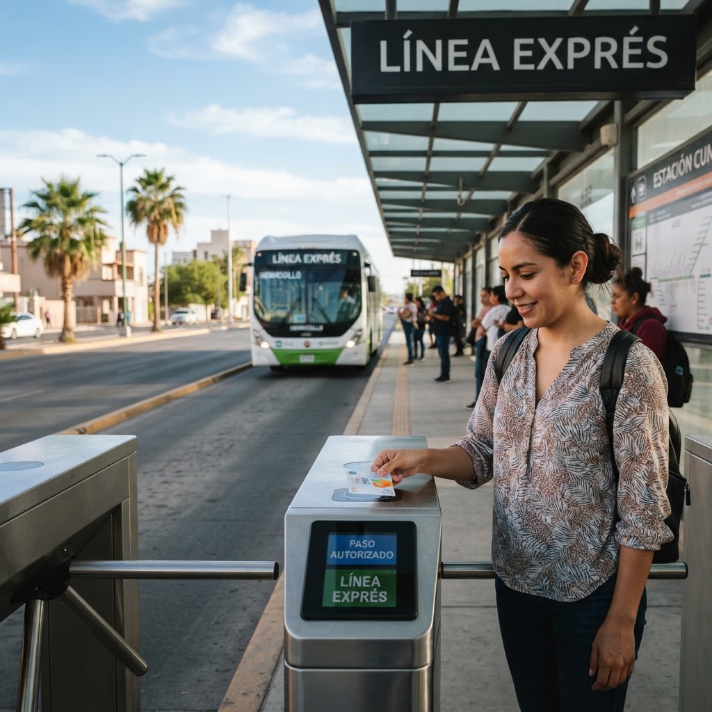Línea Exprés en Hermosillo se equipa con tecnología inteligente