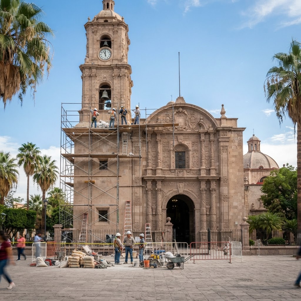 Catedral de Hermosillo tendrá nueva etapa de rehabilitación