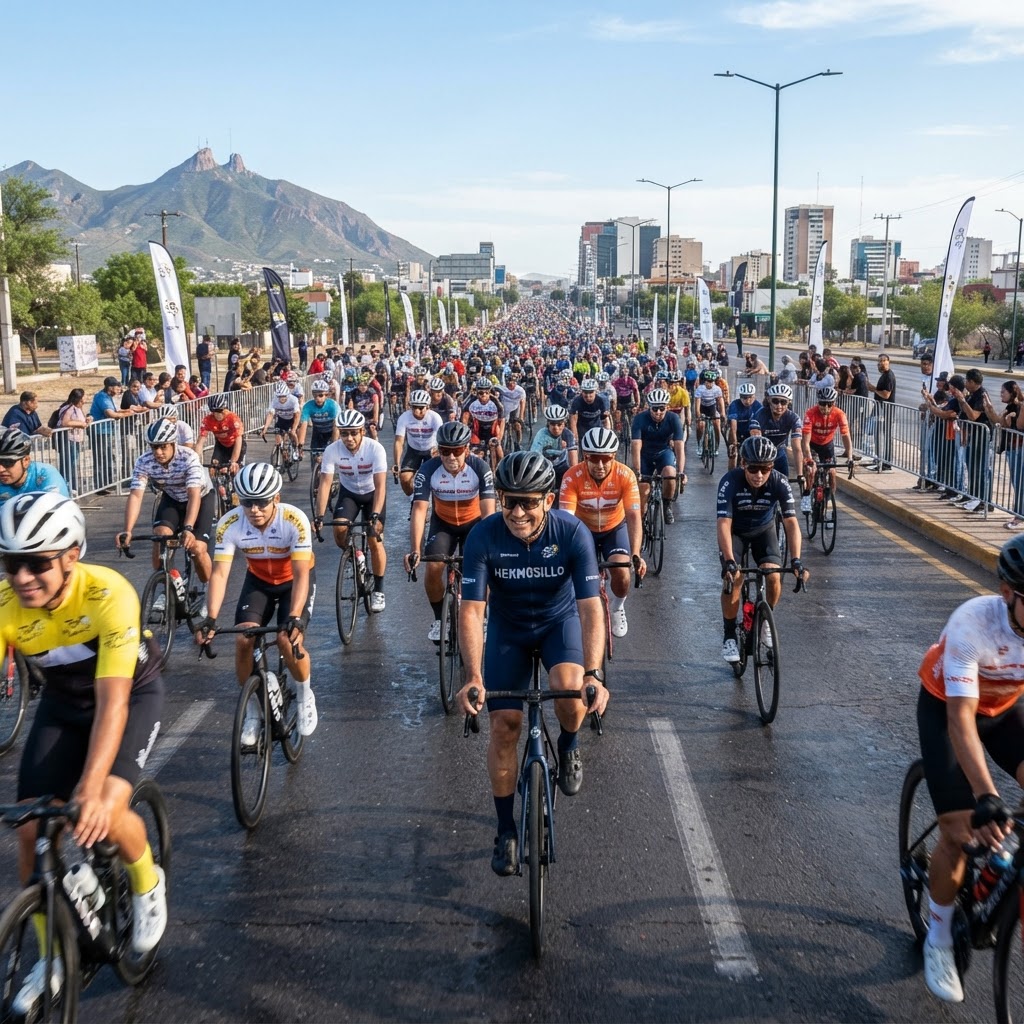 Más de mil ciclistas vivirán la experiencia L'Étape by Tour de France en Hermosillo: Toño Astiazarán