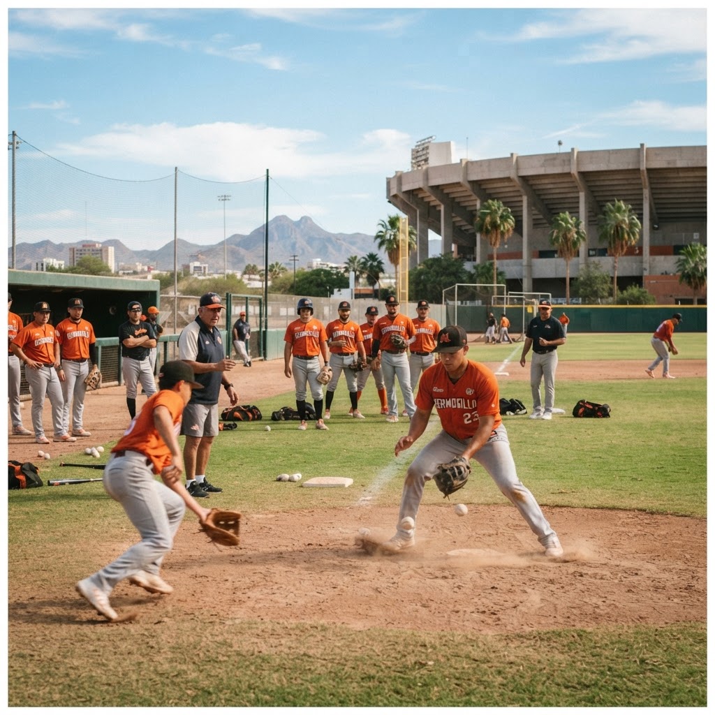 Naranjeros de Hermosillo completan una semana de entrenamientos rumbo a Temporada 2026-27