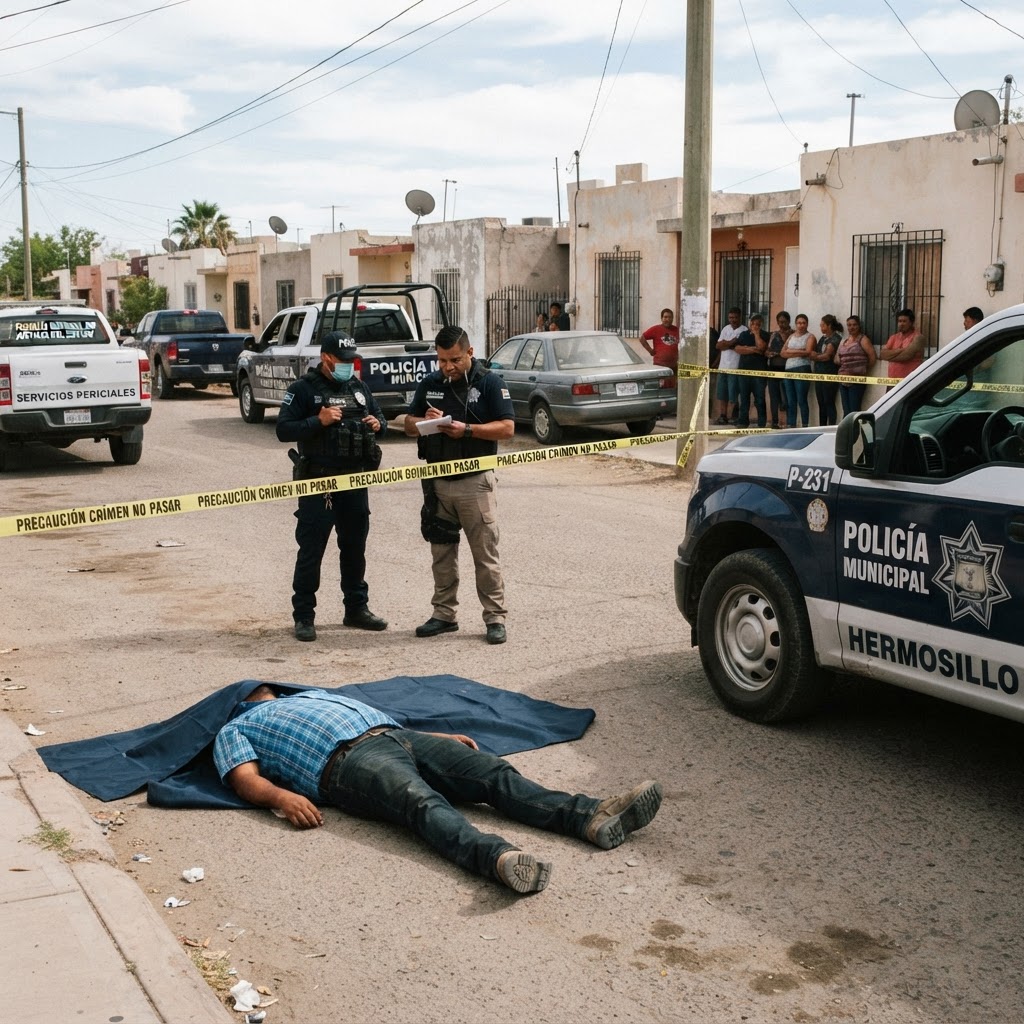 Un hombre pierde la vida tras ataque armado al sur de Hermosillo