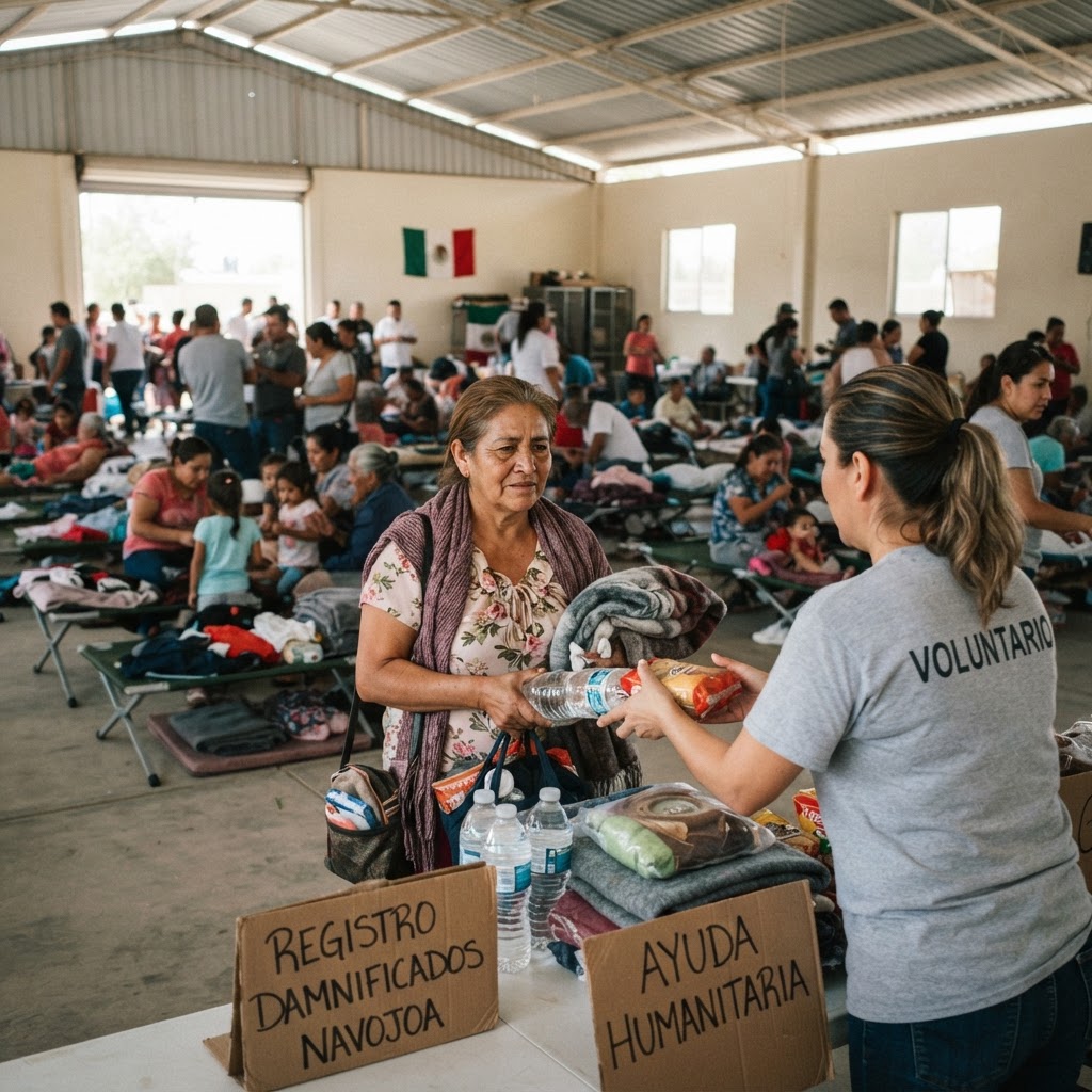 Plan de Contingencia en Navojoa atiende a más de 8 mil damnificados