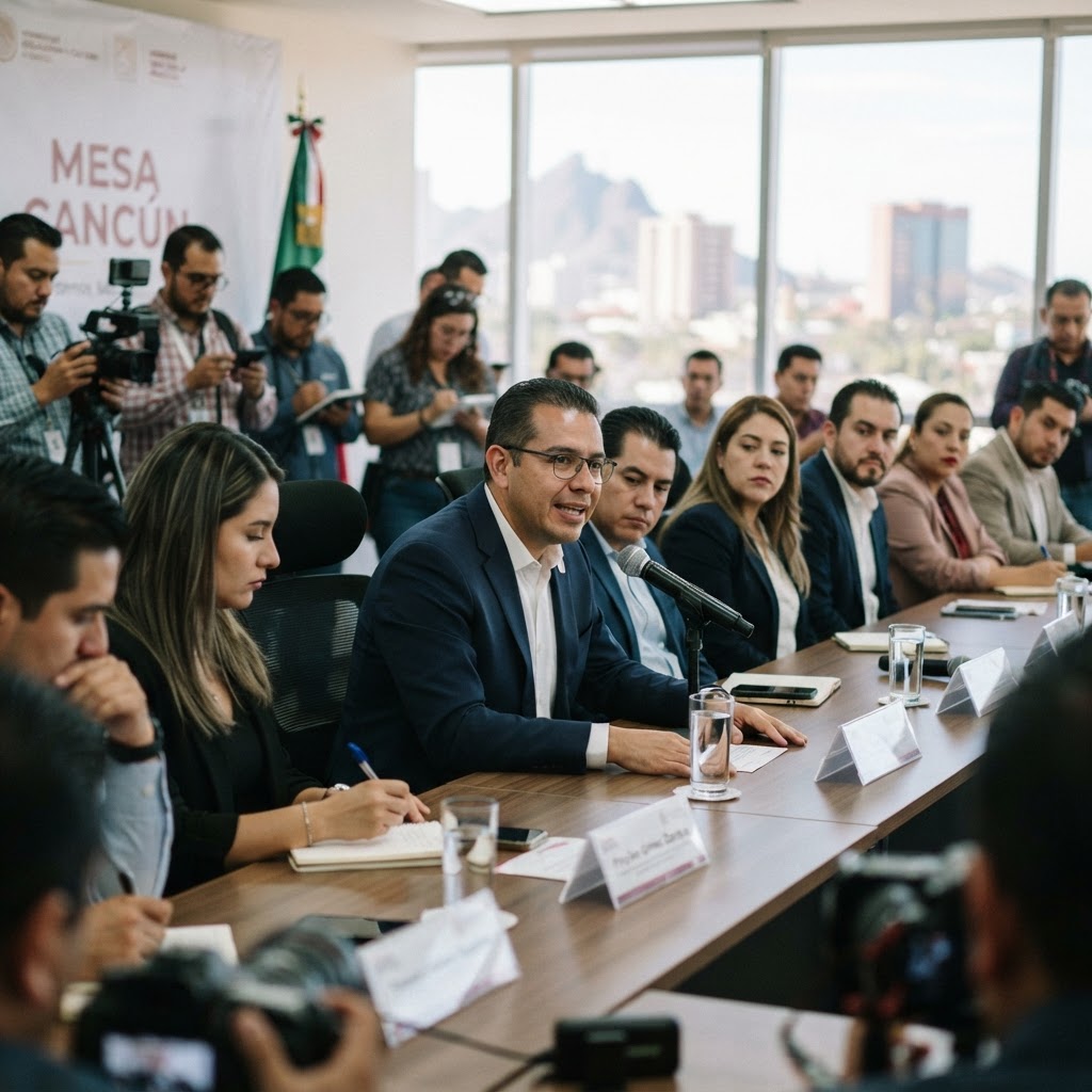 Mesa Cancún con Froylán Gámez Gamboa, secretario de Educación y Cultura en Sonora