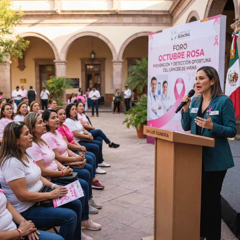 Gobierno de Sonora realizará Foro Octubre Rosa para promover la prevención del cáncer