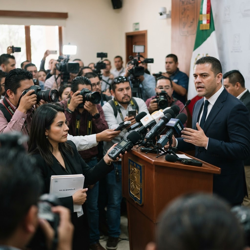 García Harfuch reporta 33 detenidos por asesinato de Carlos Manzo; FGR decidirá si atrae el caso