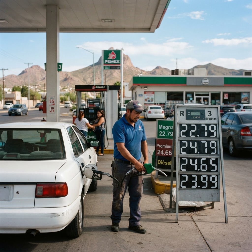 Precio de la gasolina en Hermosillo hoy 25 de septiembre