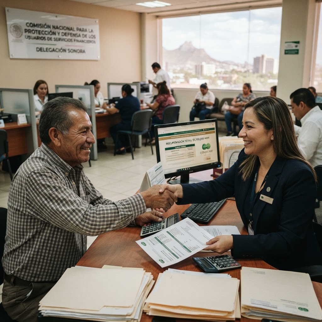 Condusef recuperó 5.7 millones de pesos para usuarios en Sonora