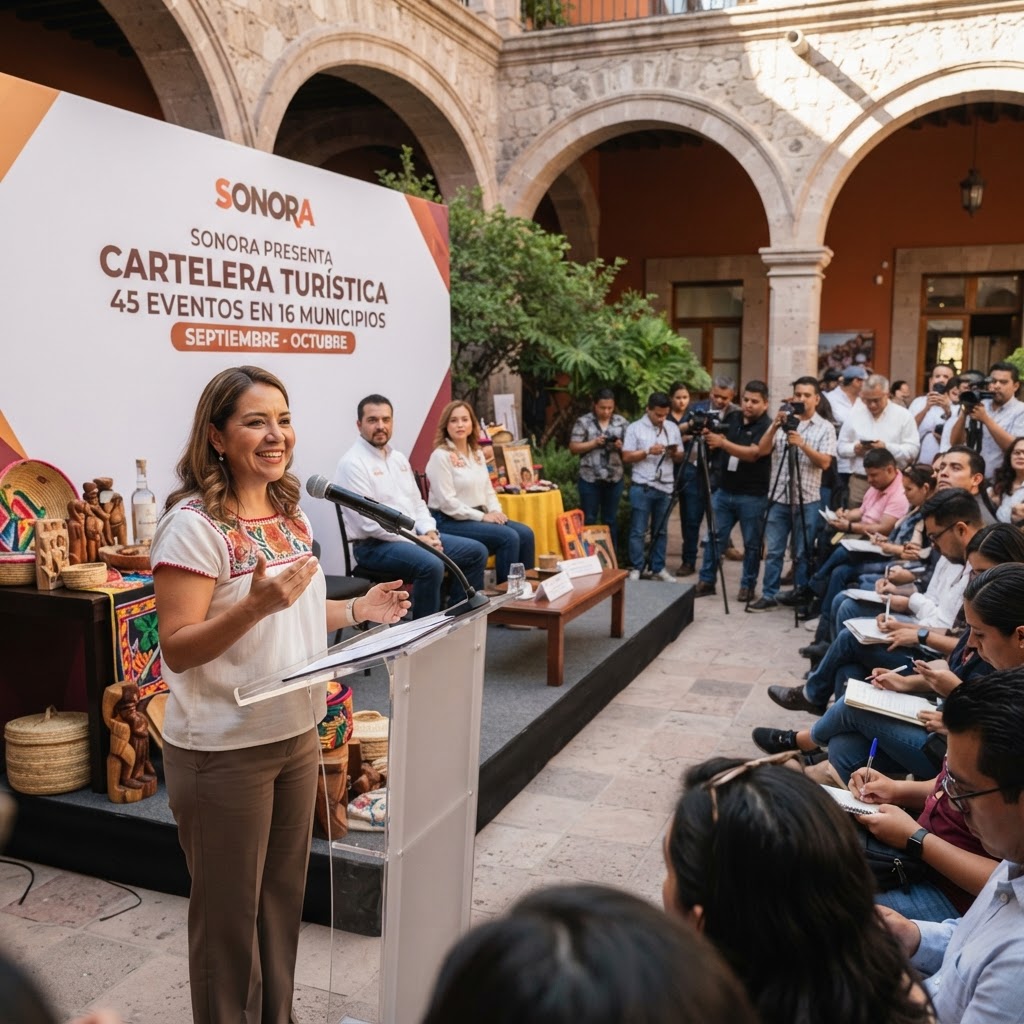 Sonora presenta cartelera turística con 45 eventos en 16 municipios para septiembre y octubre