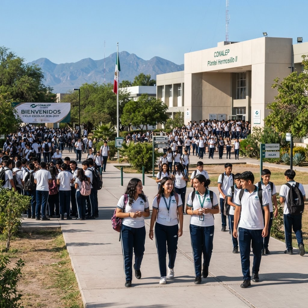 Conalep Sonora recibirá a 15 mil estudiantes en el ciclo escolar 2026-2027