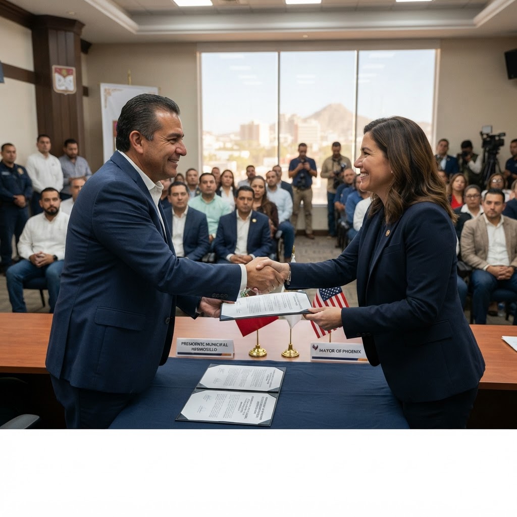 Reafirman lazos de colaboración Hermosillo y Phoenix