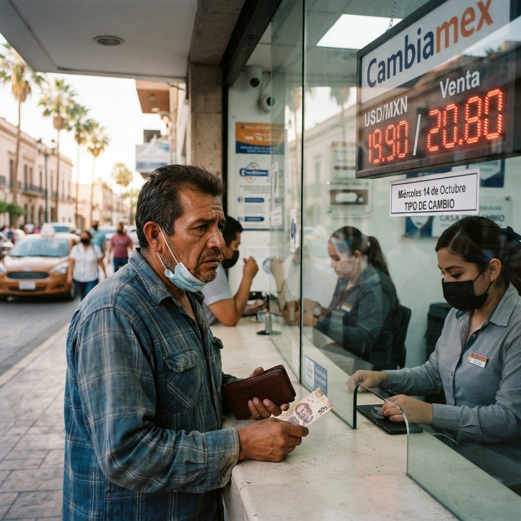 Dólar sigue ‘arrasando’ ante el peso mexicano y así cotiza el tipo de cambio este miércoles 14 de octubre