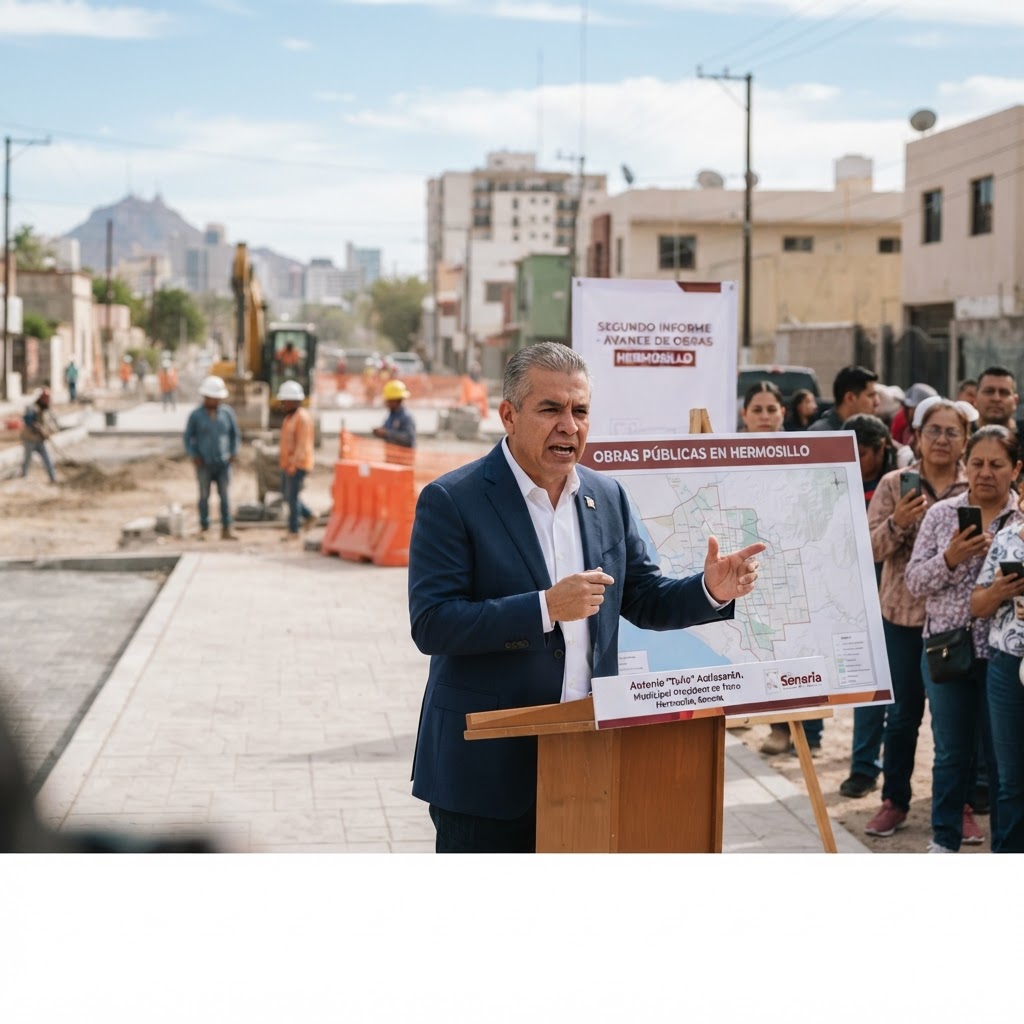 Tras su Segundo Informe, Antonio Astiazarán detalla qué obras siguen en Hermosillo
