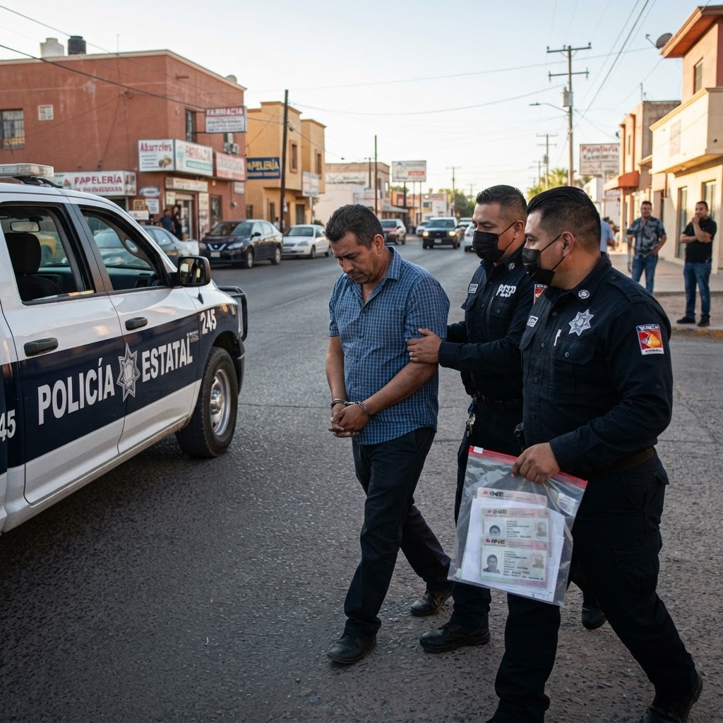 Cae con copias de INE ajenas en Hacienda Guadalajara