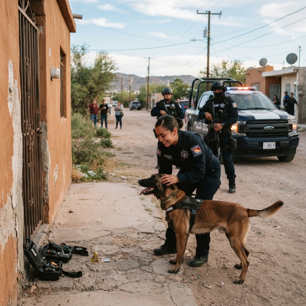 Trabajo operativo de la Unidad K9 de la PESP arroja resultados positivos en Hermosillo