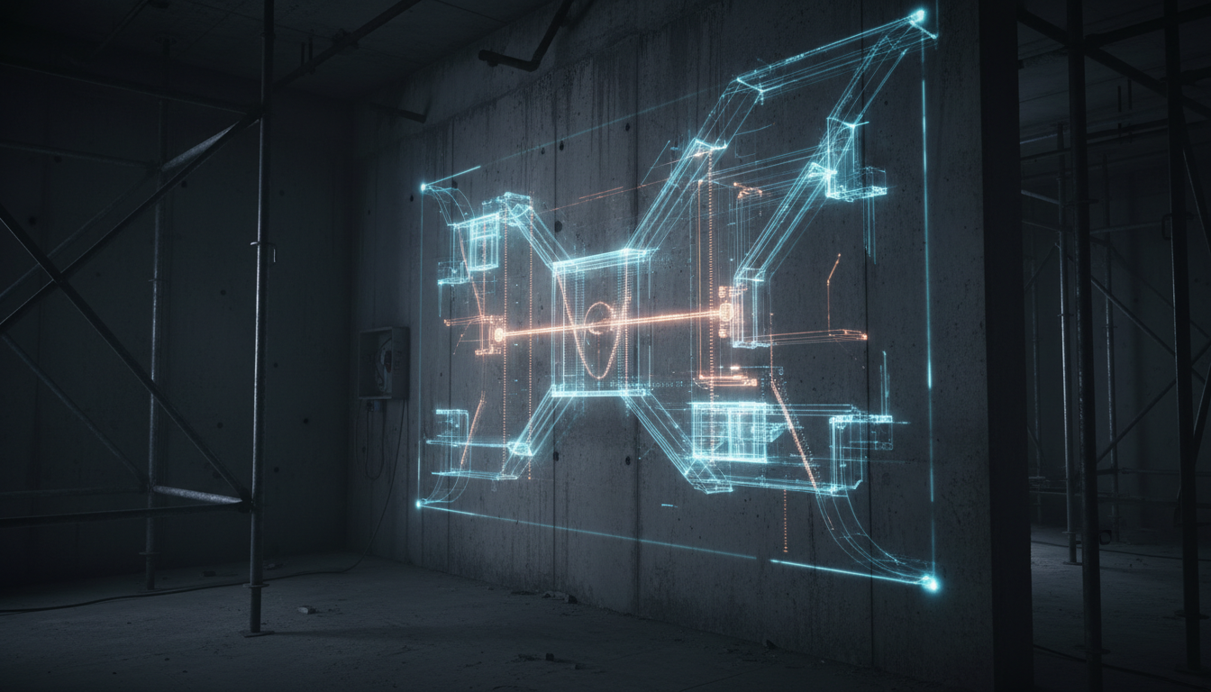 3D AR Structural Imaging technician on a construction site in Brisbane and Gold Coast