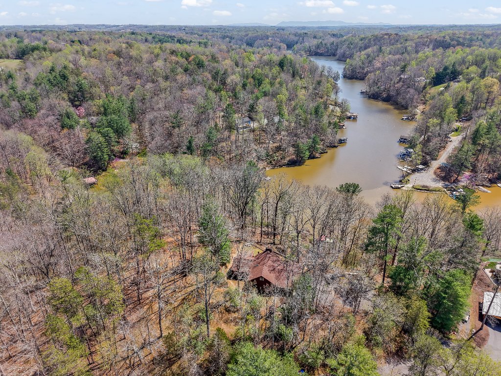 Aerial view of property