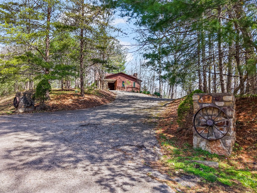 Driveway entrance