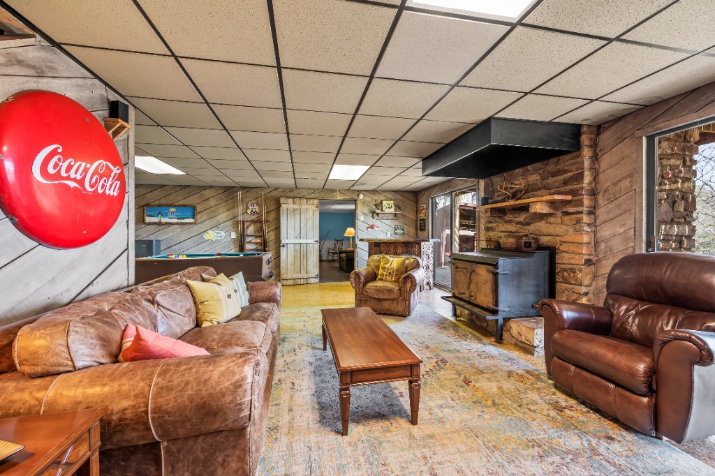 Lower level rec room