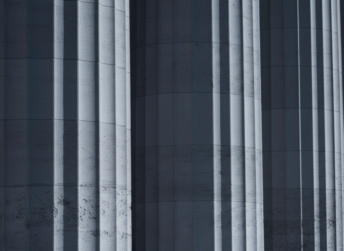 Neoclassical stone architecture detail