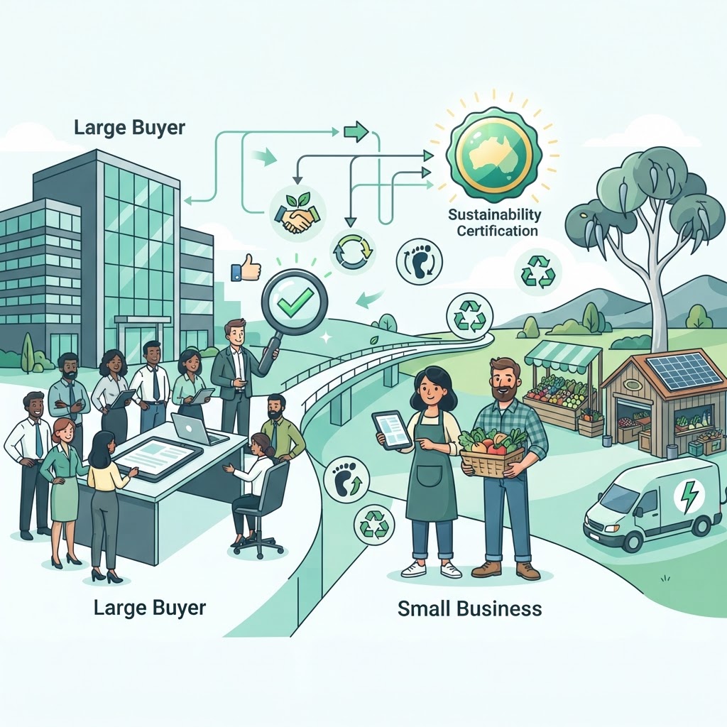 Behind the Bid: How Major Australian Buyers Scrutinize SME Sustainability