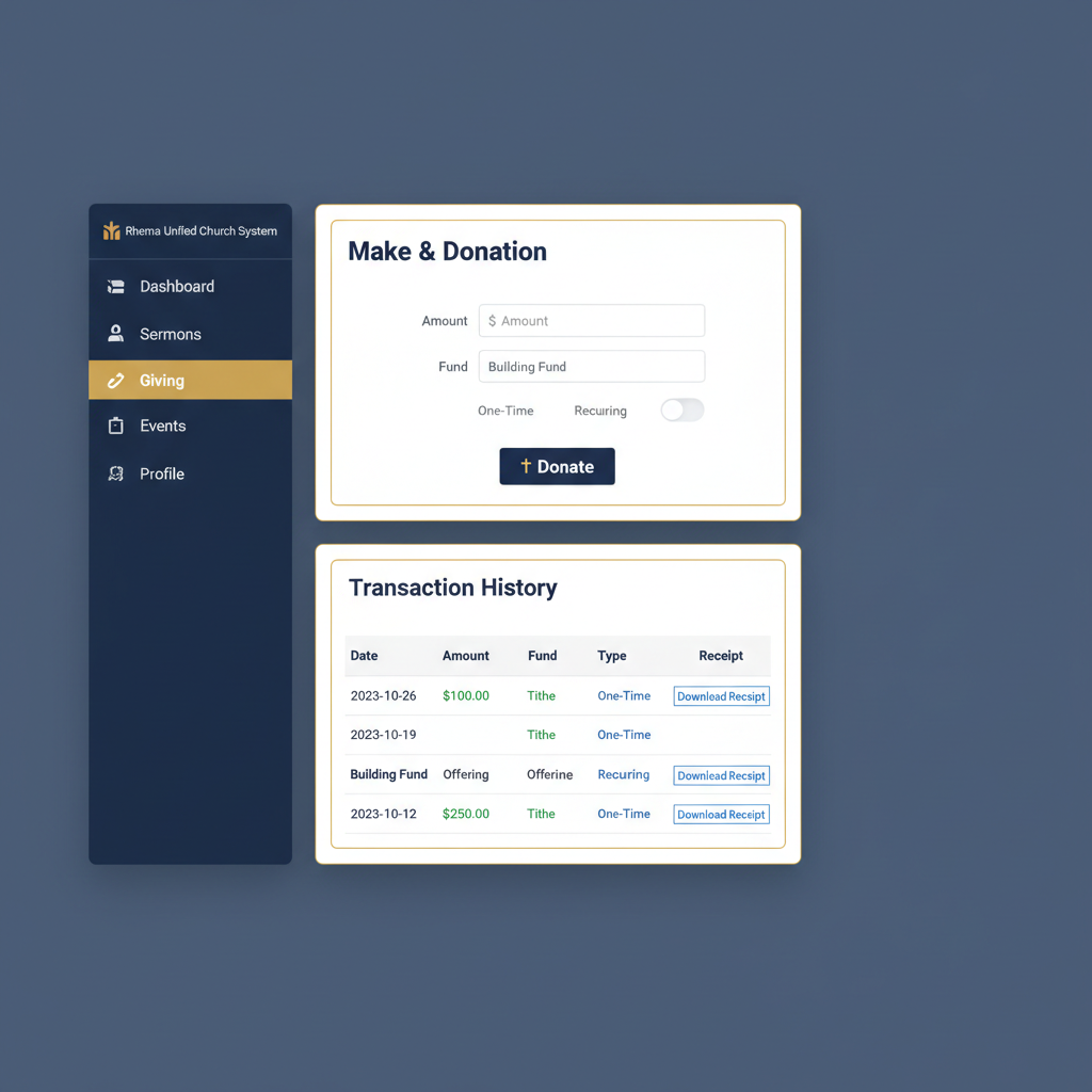 Giving Page