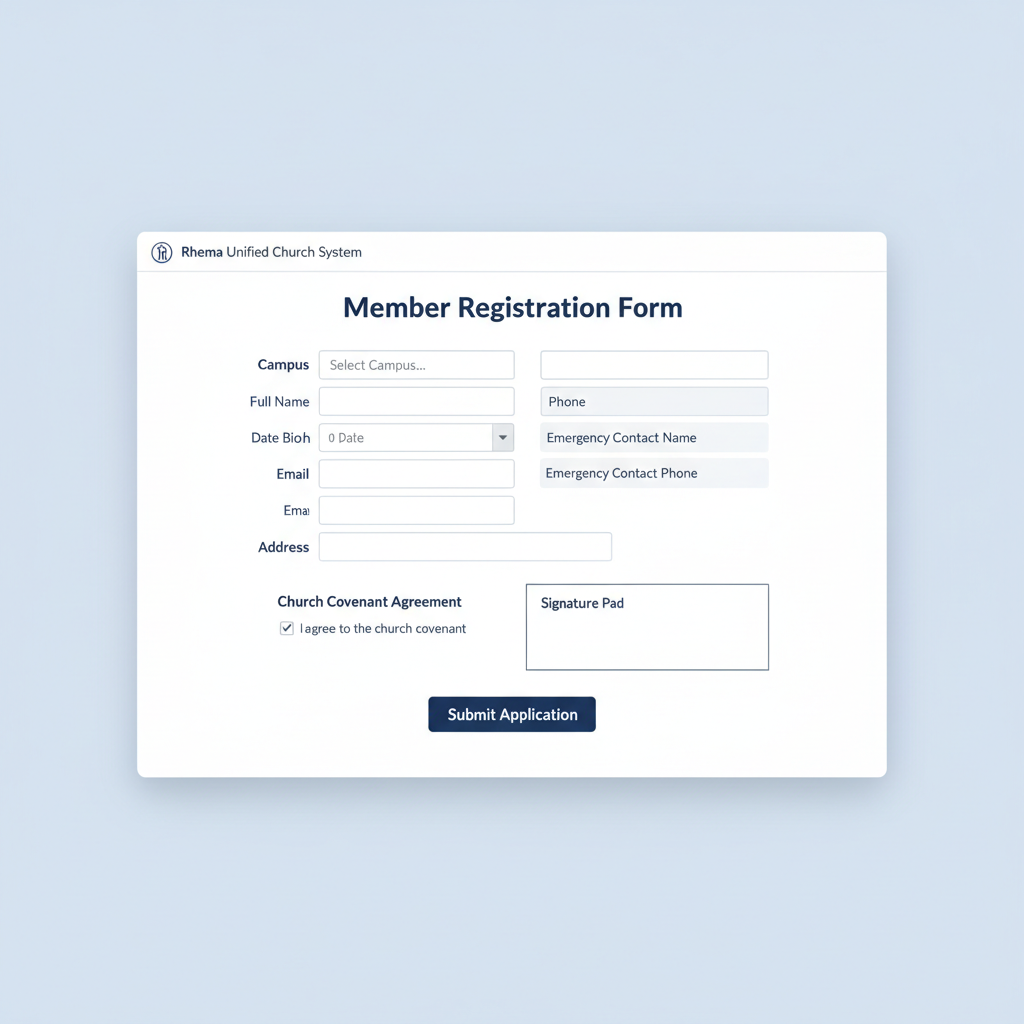 Member Registration Form