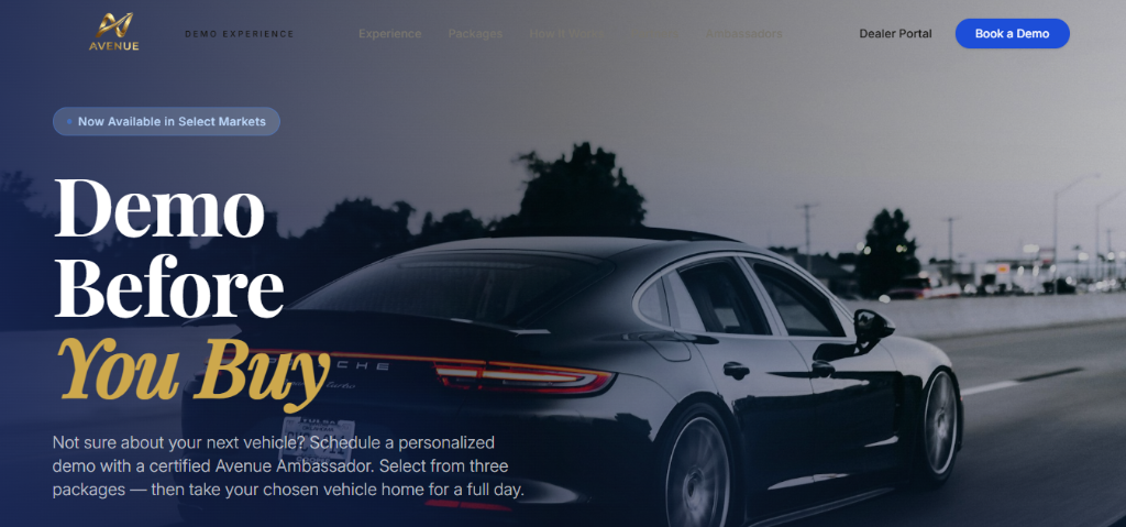 Avenue Cars screenshot