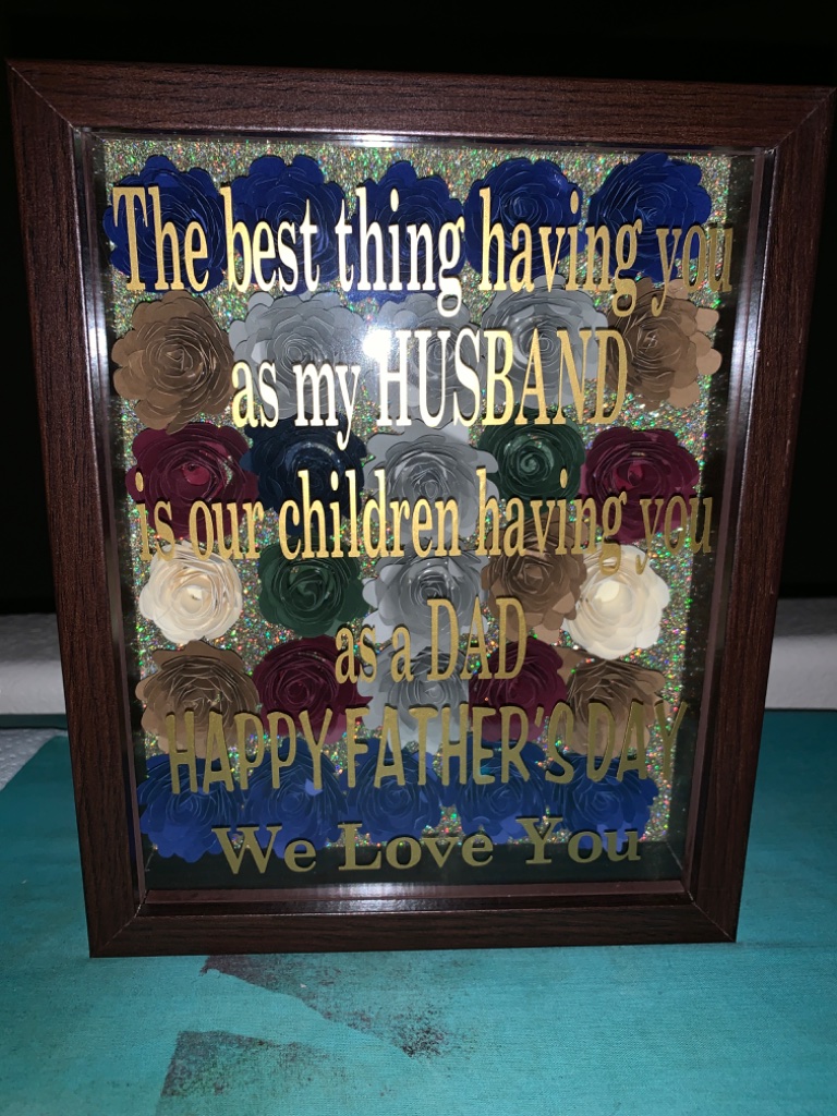 Custom Father's Day Shadow Box
