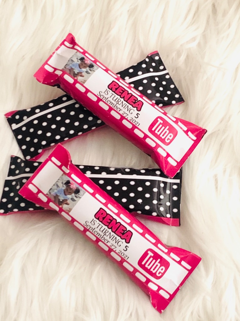 Custom Birthday Candy Bar Wrappers