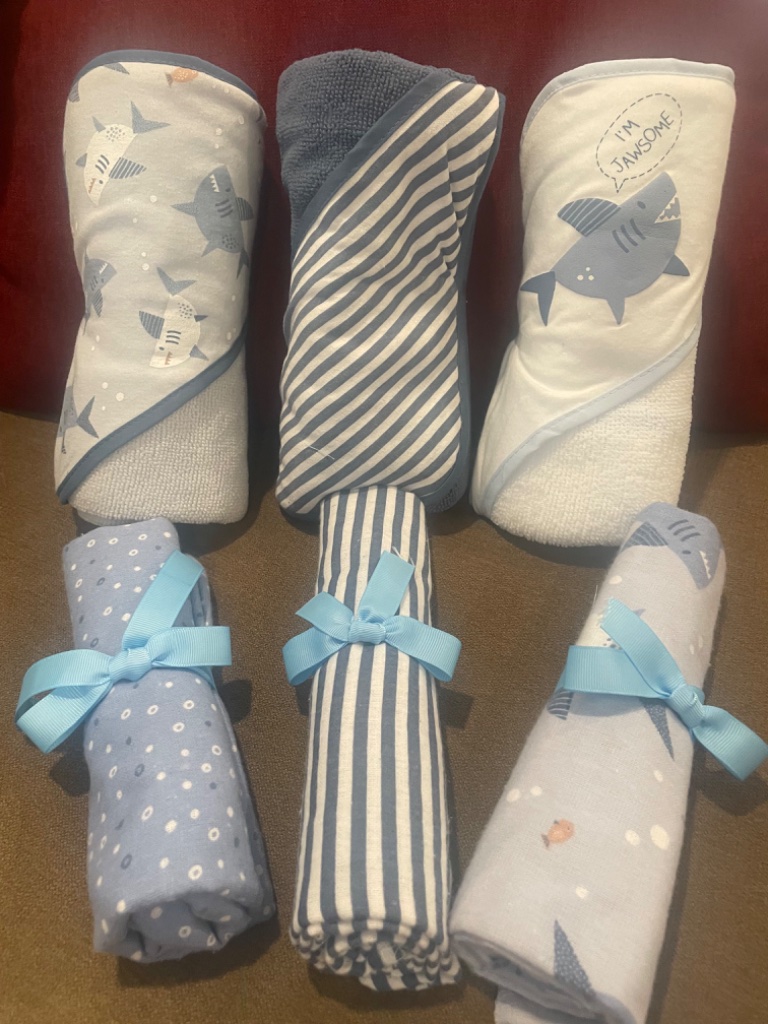 Custom Baby Hooded Towel Set