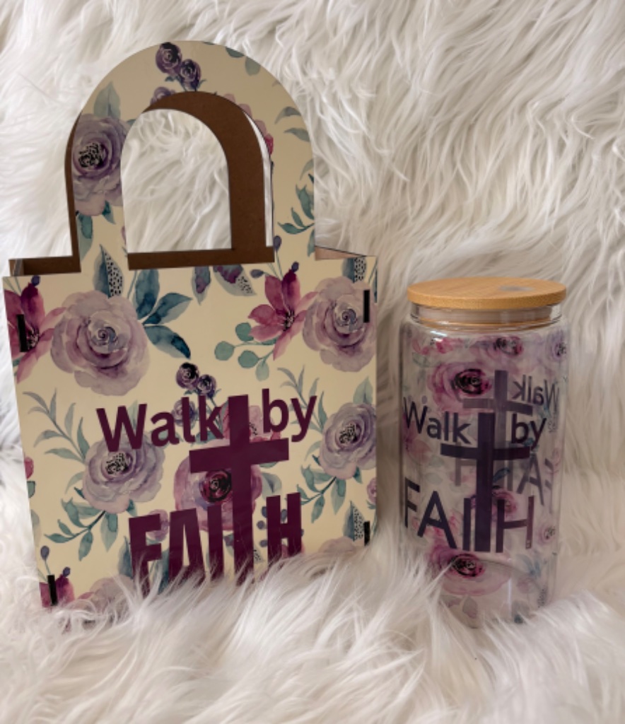 Custom Inspirational Tumbler & Tote Set