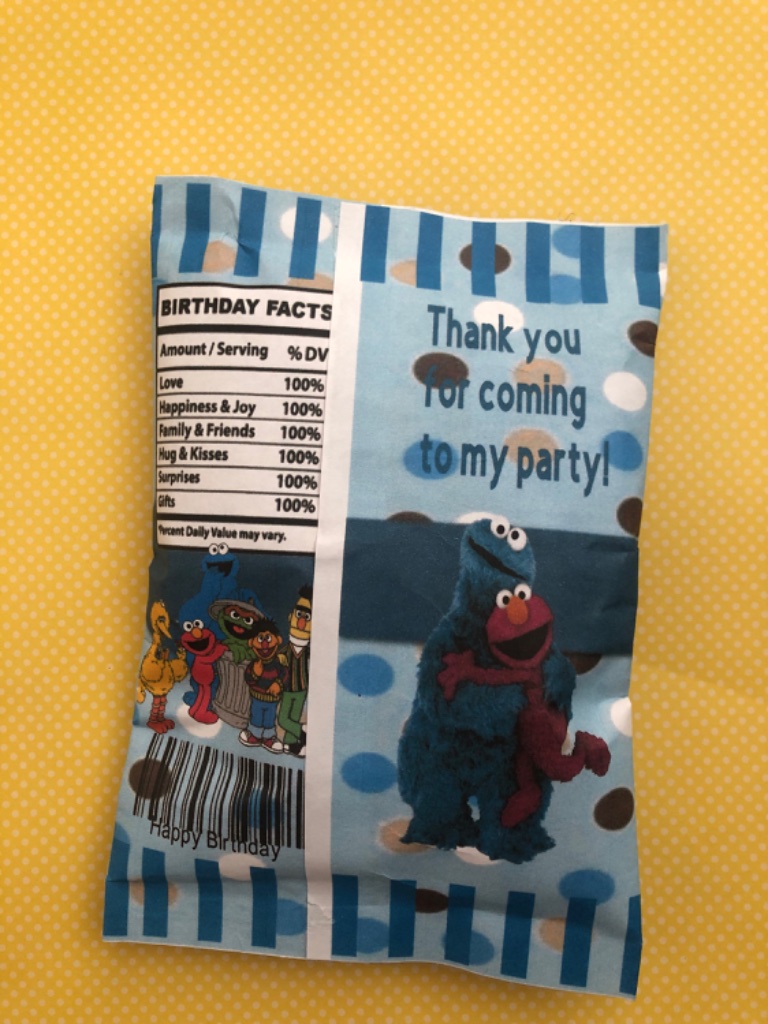Personalized Snack Bag - Back