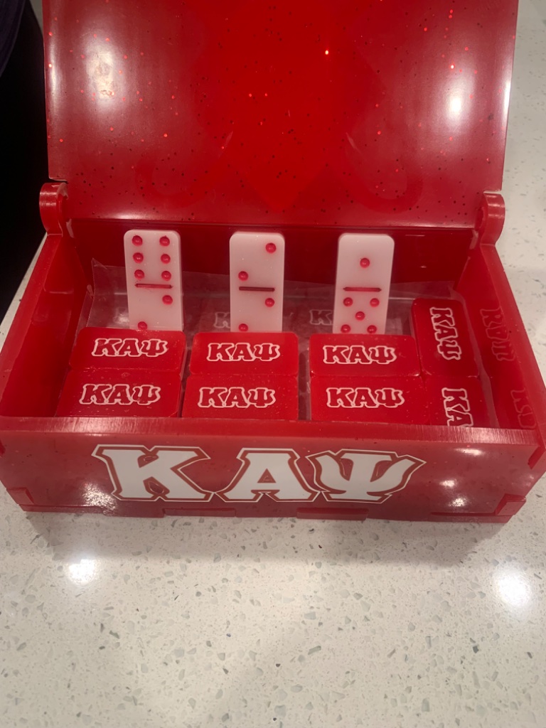 Custom Greek Domino Set