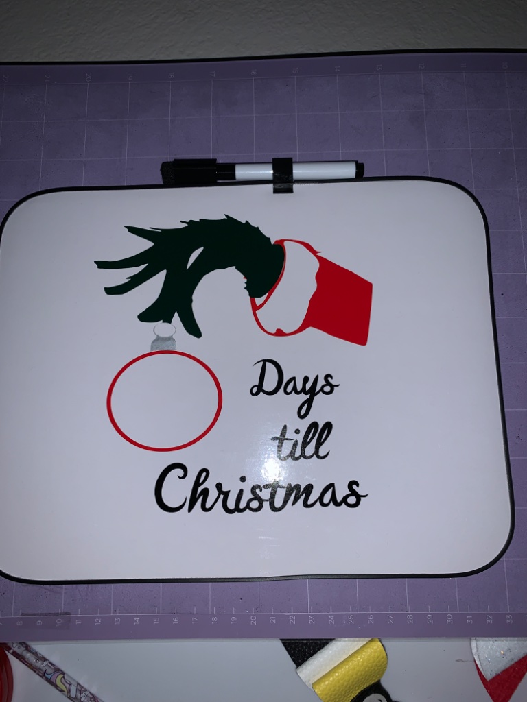 Custom Holiday Countdown Whiteboard